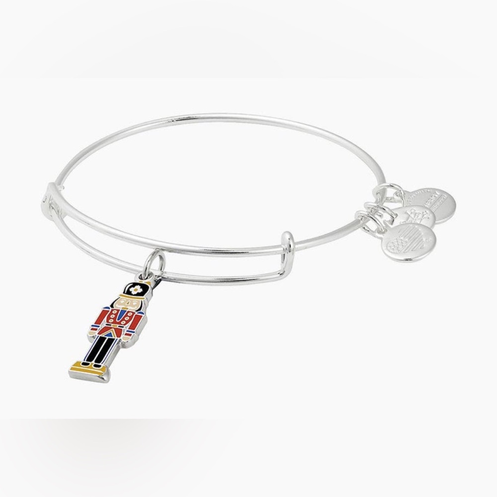 🎉NWT🎉 ALEX & ANI 🎉 Nutcracker Bangle in Shiny Silver Finish